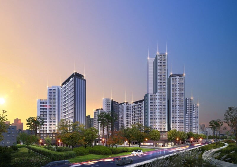 두산위브 가좌역 파크뷰, 감중공원지역...