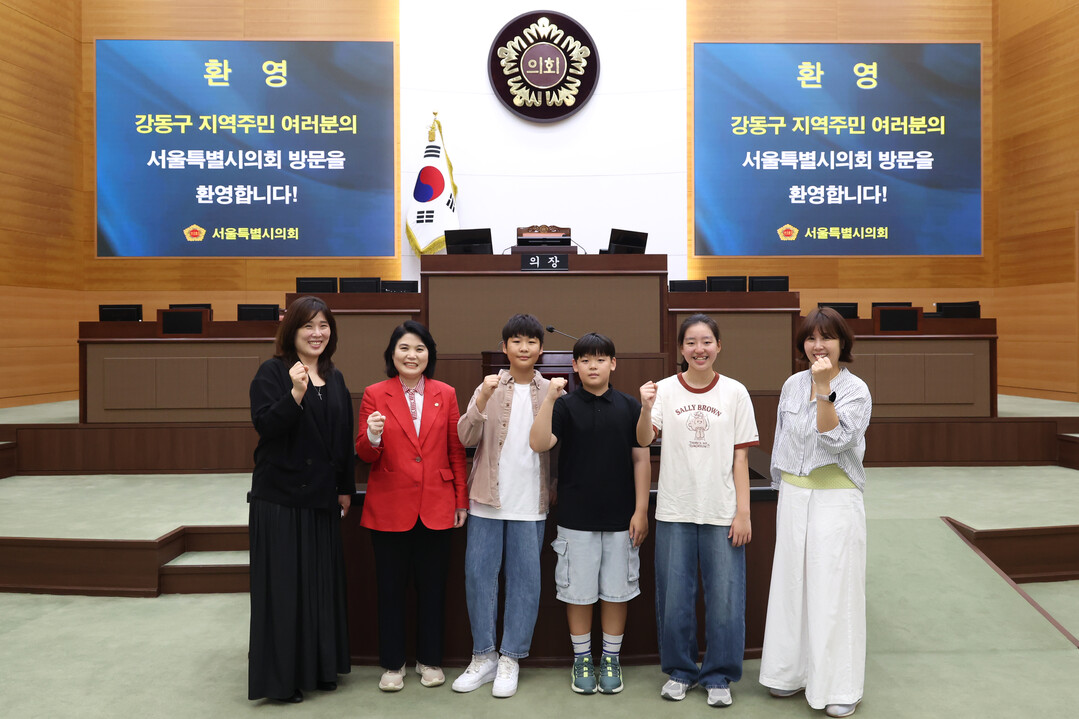 박춘선 서울시의원, 주민·초등학생과 ...